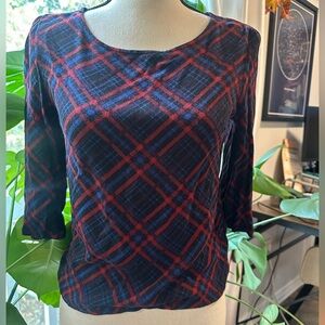 Forever 21 Plaid Top